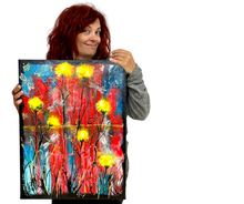 Charger l'image dans la galerie, Jardin #34 - Peinture sur Toile, Signée Ghallé