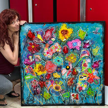 Charger l'image dans la galerie, Douce folie - Peinture sur Toile, Signée Ghallé