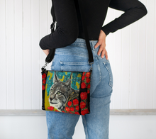 Charger l'image dans la galerie, Sac bandoulière cuir végane Télépathe