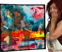 Charger l'image dans la galerie, Sacré - Peinture sur Toile, Signée Ghallé