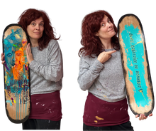 Charger l'image dans la galerie, Âme Libre - Peinture sur Skateboard, signée Ghallé — ADOPTÉE