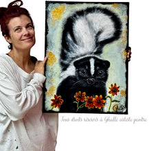 Charger l'image dans la galerie, Assurance Intérieure - Peinture animalière sur Toile, Signée Ghallé