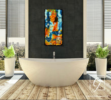 Charger l'image dans la galerie, Fleurir en Soi - Peinture sur toile, Signée Ghallé - RÉVERSÉE