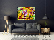 Charger l'image dans la galerie, Ode à la Tentation - Peinture sur Toile, Signée Ghallé