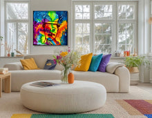 Charger l'image dans la galerie, Burlesque - Peinture sur Toile, Signée Ghallé