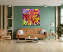 Charger l'image dans la galerie, Instant de bonheur - Peinture sur Toile, Signée Ghallé