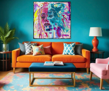 Charger l'image dans la galerie, Lumière Intérieure - Peinture sur Toile, Signée Ghallé