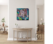 Charger l'image dans la galerie, Maillon Essentiel - Peinture sur Toile, Signée Ghallé