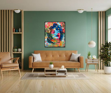 Charger l'image dans la galerie, Voir avec le coeur - Peinture sur toile, Signée Ghallé