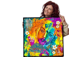 Charger l'image dans la galerie, Namaste - Peinture sur Toile, Signée Ghallé