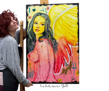 Charger l'image dans la galerie, Émancipation de l'Âme - Peinture sur Toile, Signée Ghallé