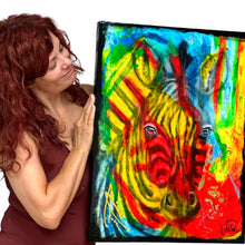 Charger l'image dans la galerie, Excentrique - Peinture sur Toile, Signée Ghallé - RÉSERVÉE