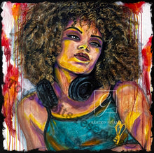 Charger l'image dans la galerie, Écoute de soi - Peinture sur Toile, Signée Ghallé