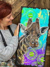 Charger l'image dans la galerie, Amour de soi - Peinture sur Toile, Signée Ghallé