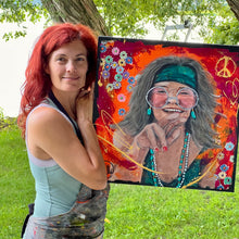 Charger l'image dans la galerie, Janis - Peinture sur Toile, Signée Ghallé