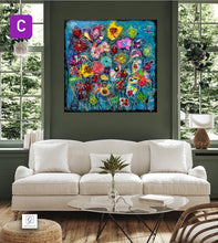 Charger l'image dans la galerie, Douce folie - Peinture sur Toile, Signée Ghallé