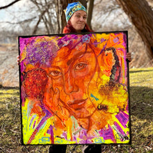 Charger l'image dans la galerie, Instant de bonheur - Peinture sur Toile, Signée Ghallé