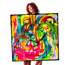 Charger l'image dans la galerie, Incarnation de la force - Peinture animalière sur Toile, Signée Ghallé