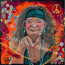 Charger l'image dans la galerie, Janis - Peinture sur Toile, Signée Ghallé