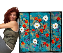 Charger l'image dans la galerie, Jardin 35 - Peinture sur Toile, Signée Ghallé