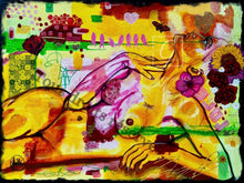 Charger l'image dans la galerie, Ode à la Tentation - Peinture sur Toile, Signée Ghallé