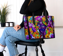 Charger l'image dans la galerie, Grand sac cuir végane Éveil de conscience