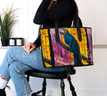 Charger l'image dans la galerie, Grand sac cuir végane Thérapie de couleurs