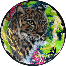 Charger l'image dans la galerie, Sélectif - Peinture sur panneau de bois rond, Signée Ghallé