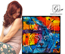 Charger l'image dans la galerie, Silence Intérieur - Peinture animalière sur Toile, Signée Ghallé