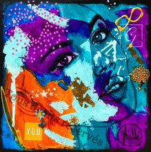 Charger l'image dans la galerie, Tu es Lumière - Peinture sur Toile, Signée Ghallé