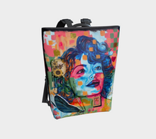 Charger l'image dans la galerie, Sac à dos cuir végane Voir avec le coeur