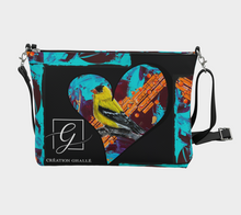 Charger l'image dans la galerie, Sac bandoulière en cuir végane Positivité