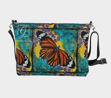 Charger l'image dans la galerie, sac bandoulière cuir végane Transformation Personnelle