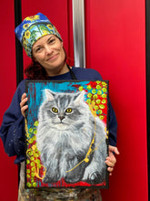 Charger l'image dans la galerie, Réconfort - Peinture sur Toile, Signée Ghallé