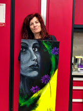 Charger l'image dans la galerie, Secrète - Peinture sur Toile, Signée Ghallé