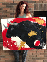 Charger l'image dans la galerie, Détermination - Peinture sur Toile, Signée Ghallé