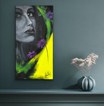 Charger l'image dans la galerie, Secrète - Peinture sur Toile, Signée Ghallé