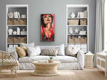 Charger l'image dans la galerie, Rêveuse - Peinture sur Toile, Signée Ghallé