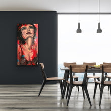 Charger l'image dans la galerie, Rêveuse - Peinture sur Toile, Signée Ghallé