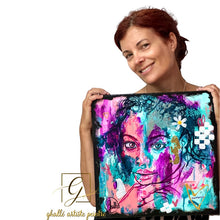 Charger l&#39;image dans la galerie, Confiance en Soi - Peinture portrait femme sur Toile, Signée Ghallé
