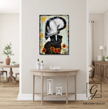Charger l&#39;image dans la galerie, Assurance Intérieure - Peinture animalière sur Toile, Signée Ghallé
