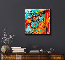 Charger l&#39;image dans la galerie, Gardien du rêve - Peinture animalière, Signée Ghallé - ADOPTÉE
