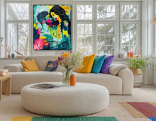 Charger l'image dans la galerie, Jusqu'à ce que l'Amour nous répare - Peinture spirituelle sur Toile, Signée Ghallé —— RÉSERVÉE
