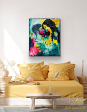 Charger l'image dans la galerie, Jusqu'à ce que l'Amour nous répare - Peinture spirituelle sur Toile, Signée Ghallé —— RÉSERVÉE
