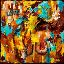 Charger l'image dans la galerie, Esprit Rebelle - Peinture spirituelle sur Toile, Signée Ghallé
