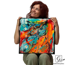 Charger l&#39;image dans la galerie, Gardien du rêve - Peinture animalière, Signée Ghallé - ADOPTÉE
