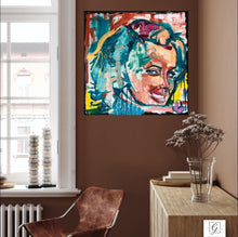 Charger l&#39;image dans la galerie, Marilyn - Peinture sur Toile, Signée Ghallé
