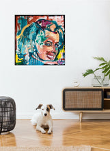 Charger l&#39;image dans la galerie, Marilyn - Peinture sur Toile, Signée Ghallé
