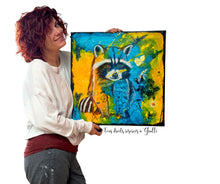 Charger l'image dans la galerie, Lucidité - Peinture animalière sur Toile, Signée Ghallé
