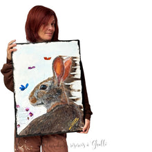 Charger l'image dans la galerie, Se Poser - Peinture animalière sur Toile, Signée Ghallé
